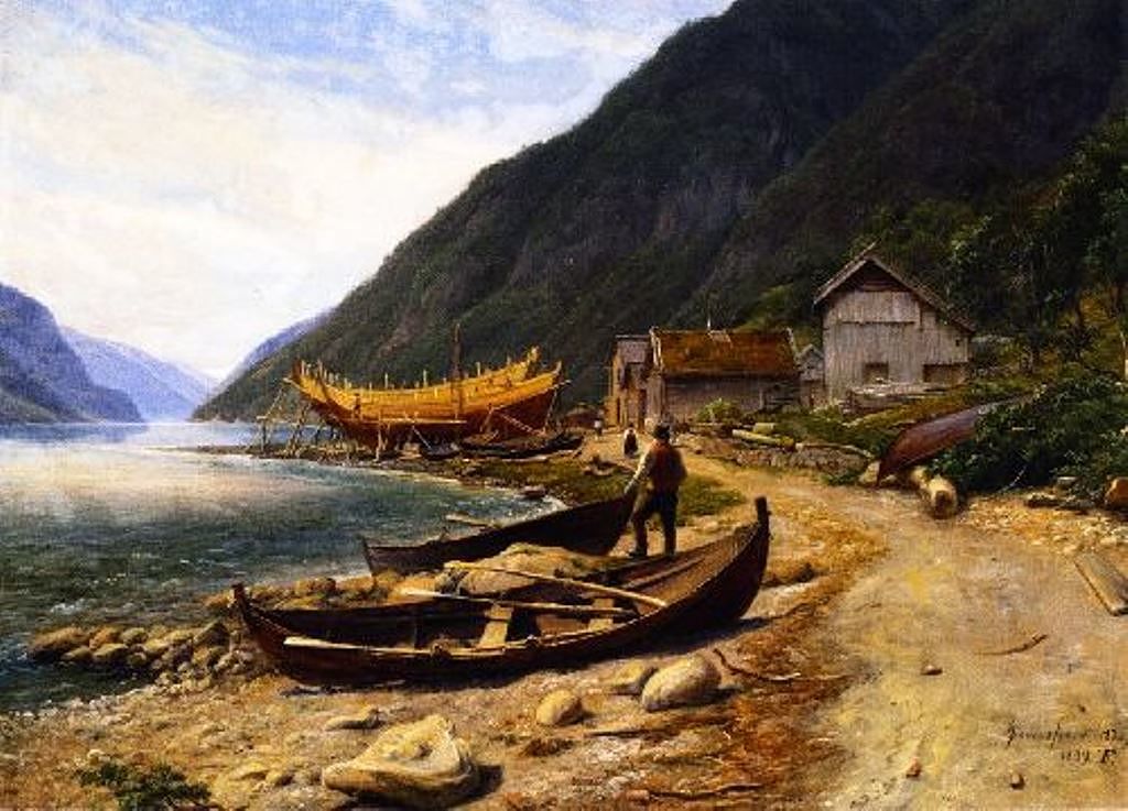 Человек и природа в 19 веке. Thomas Fearnley 1802-1842. Thomas Fearnley картины. Норвежский художник Hans Dahl.